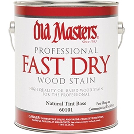 Old Masters Natural Tint Base Fast Dry Wood Stain - 1 Gallon 161650